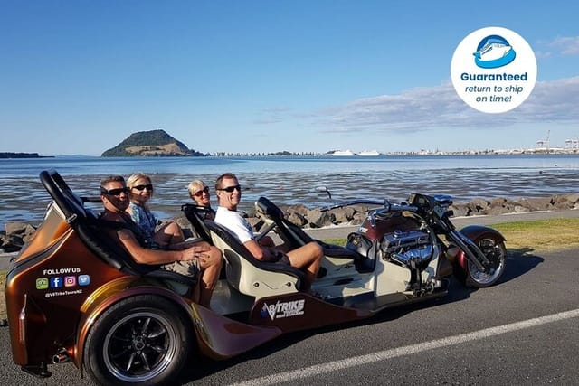 TAURANGA SHORE EXCURSION: V8 TRIKE - 1.5 hour City Sites - Photo 1 of 15